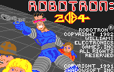 Robotron 2084 Title Screen